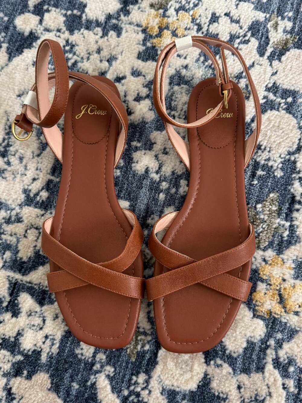 J.Crew Abbie Cross Strap Sandal | Size 9 | BRAND NEW - Picture 1 of 14